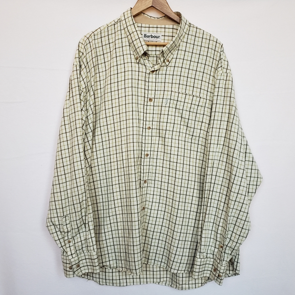 Barbour Comfort Fit Long Sleeve Button Down Shirt